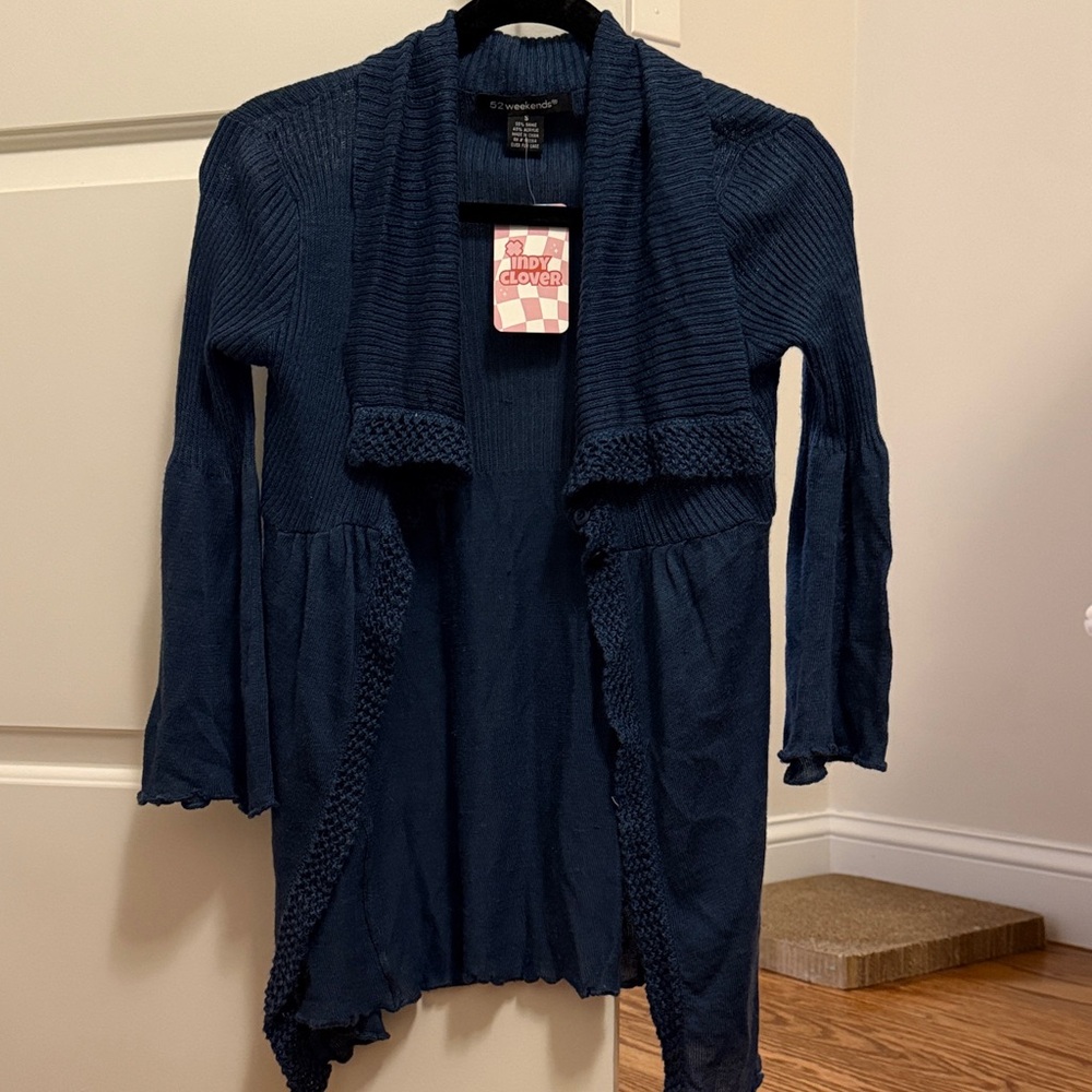 Vintage 52 Weekends Navy Blue Women's Cardigan